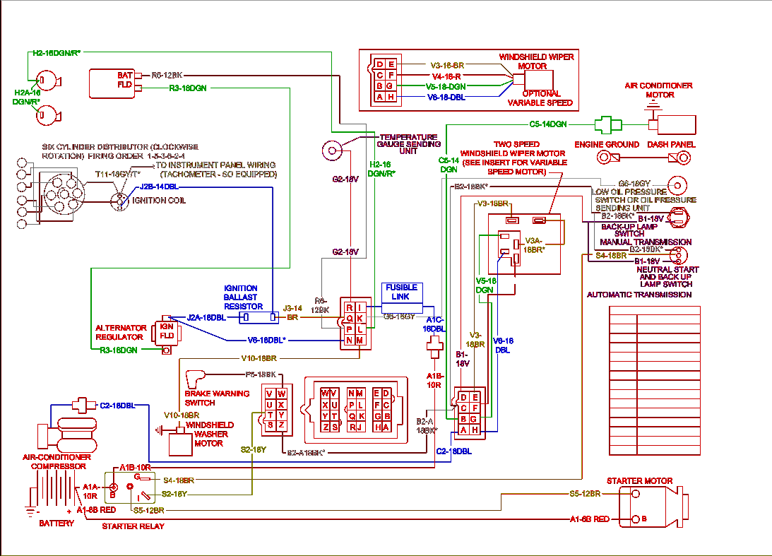 Electrical Diagrams For Chrysler Dodge And Plymouth Cars